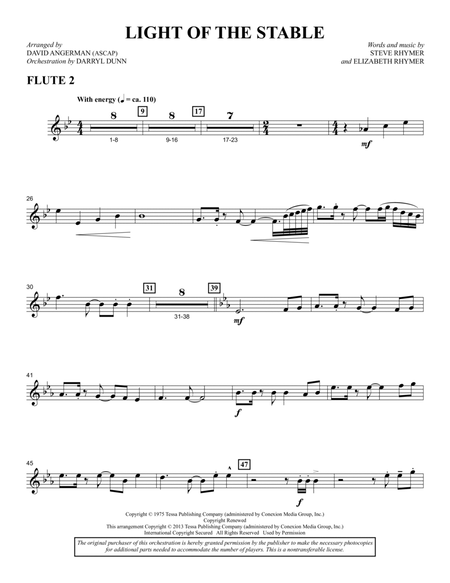 Light Of The Stable (from All Is Well) (arr. David Angerman) - Flute 2