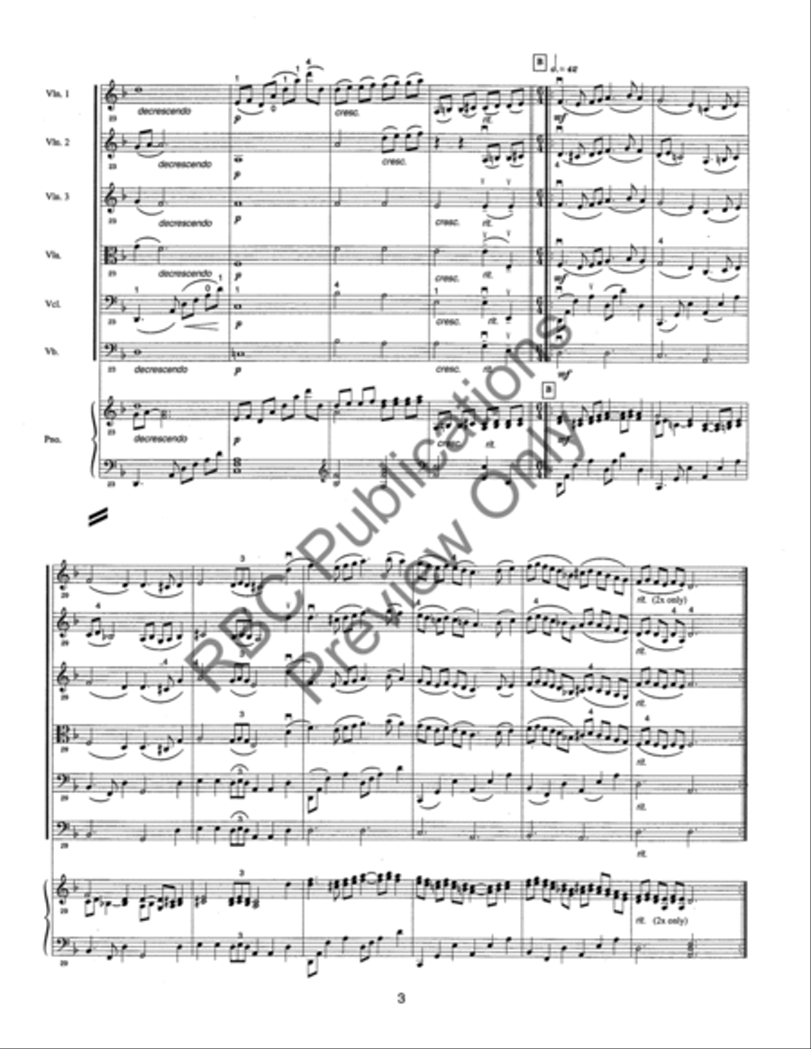 Greensleeves String Orchestra scores gallery preview page 6