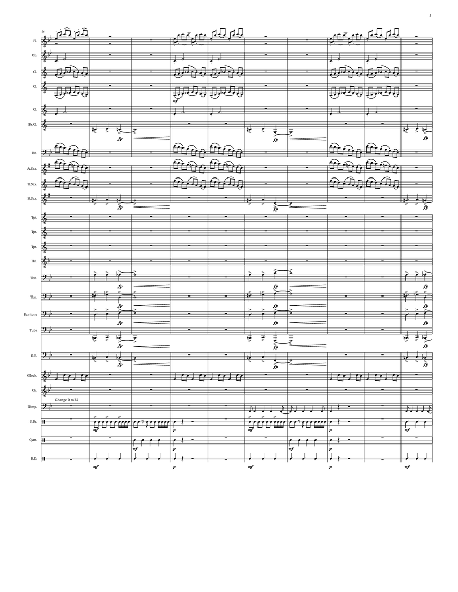 Remembering The Greatest Commandments Concert Band scores gallery preview page 6