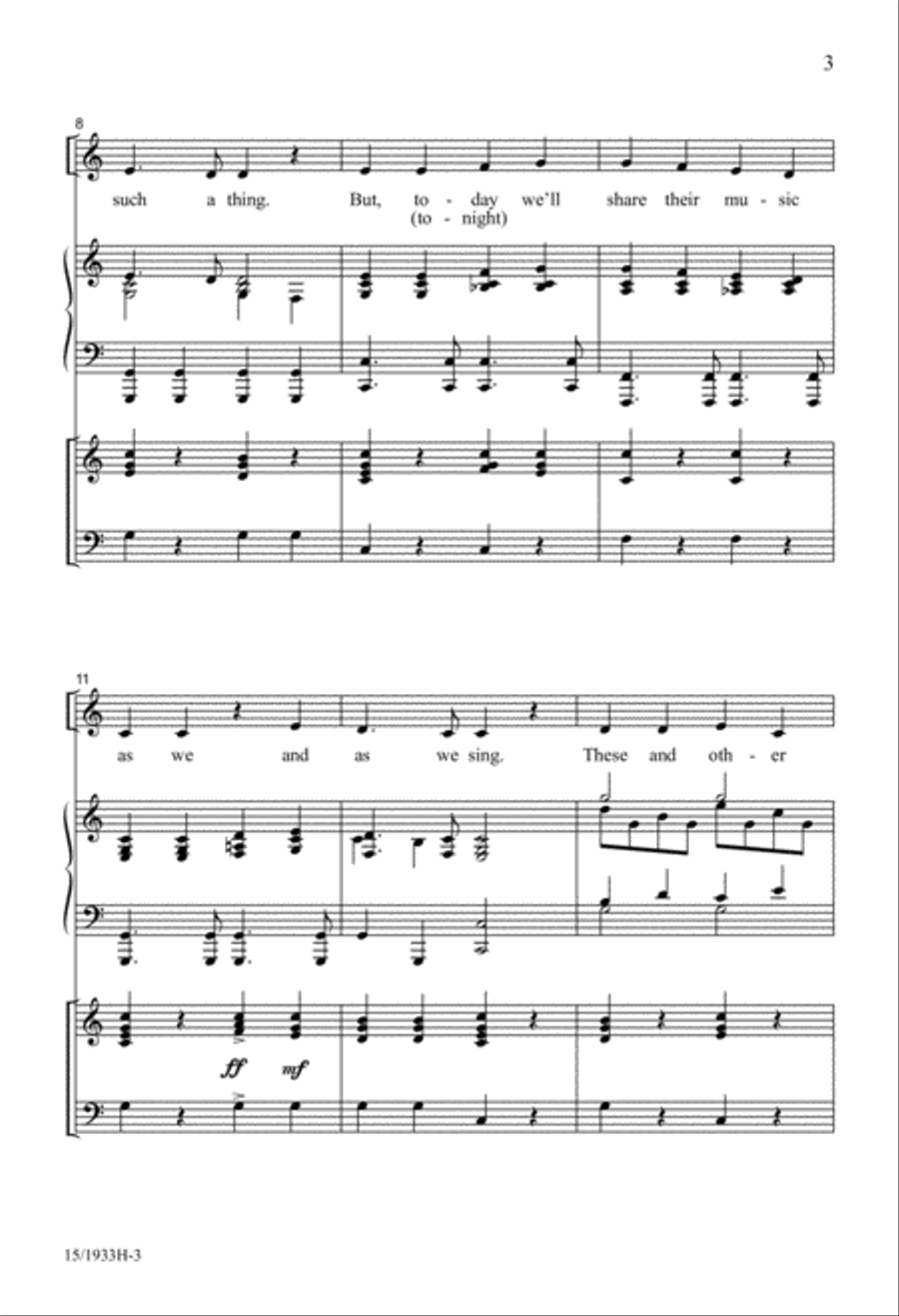 Classical Boomwhackers Unison Choir scores gallery preview page 3