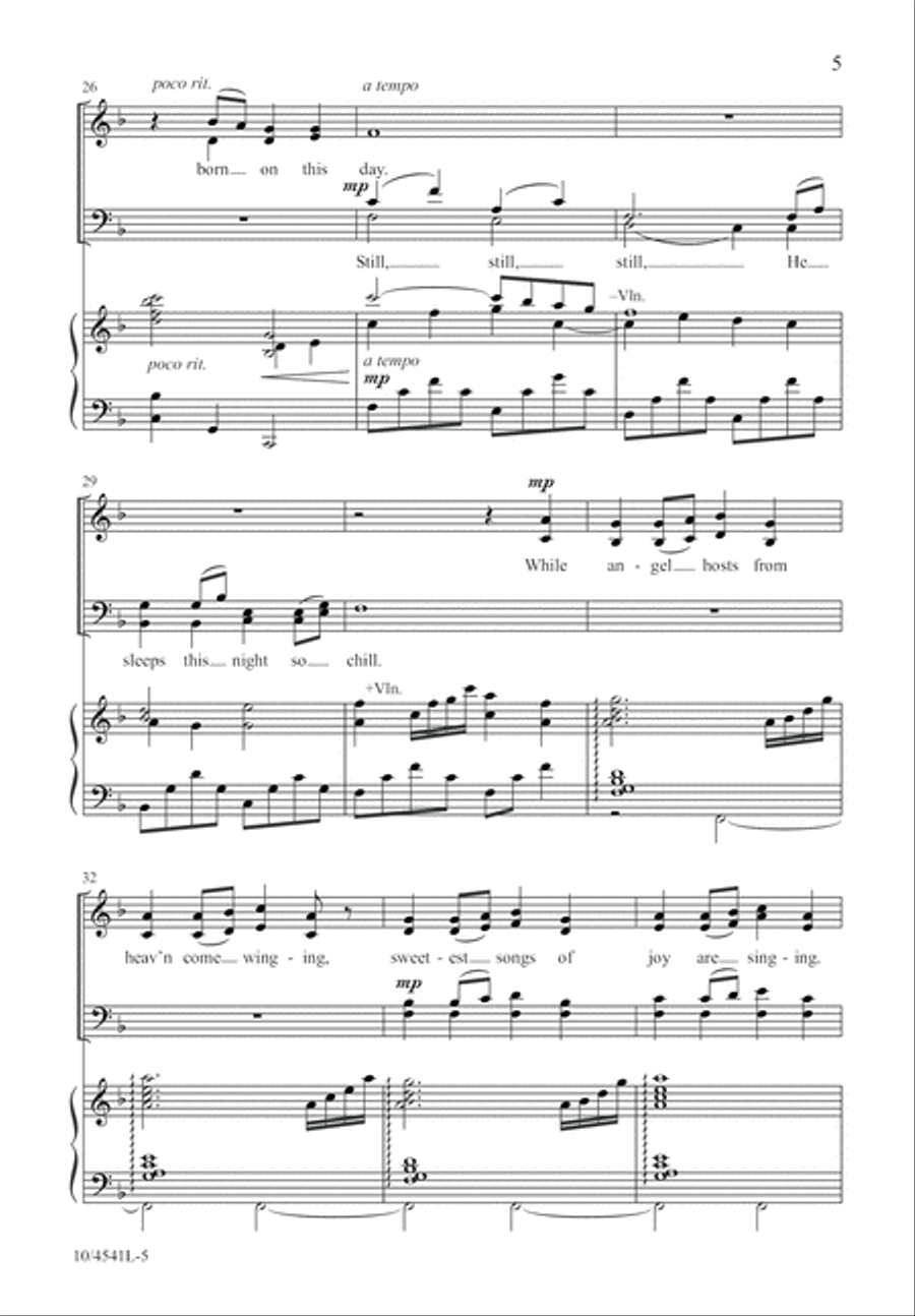 Cradle Carol Cradle Carol 4-Part scores gallery preview page 6