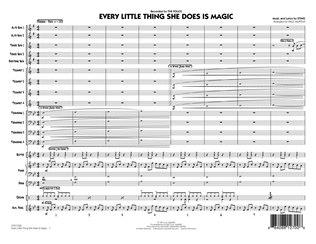 Book cover for Every Little Thing She Does Is Magic - Full Score
