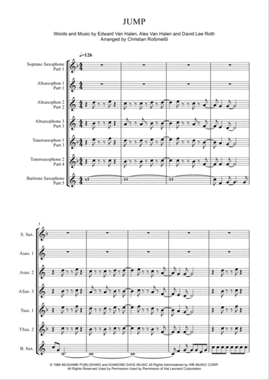 Jump Jump Woodwind Quintet scores gallery preview page 2