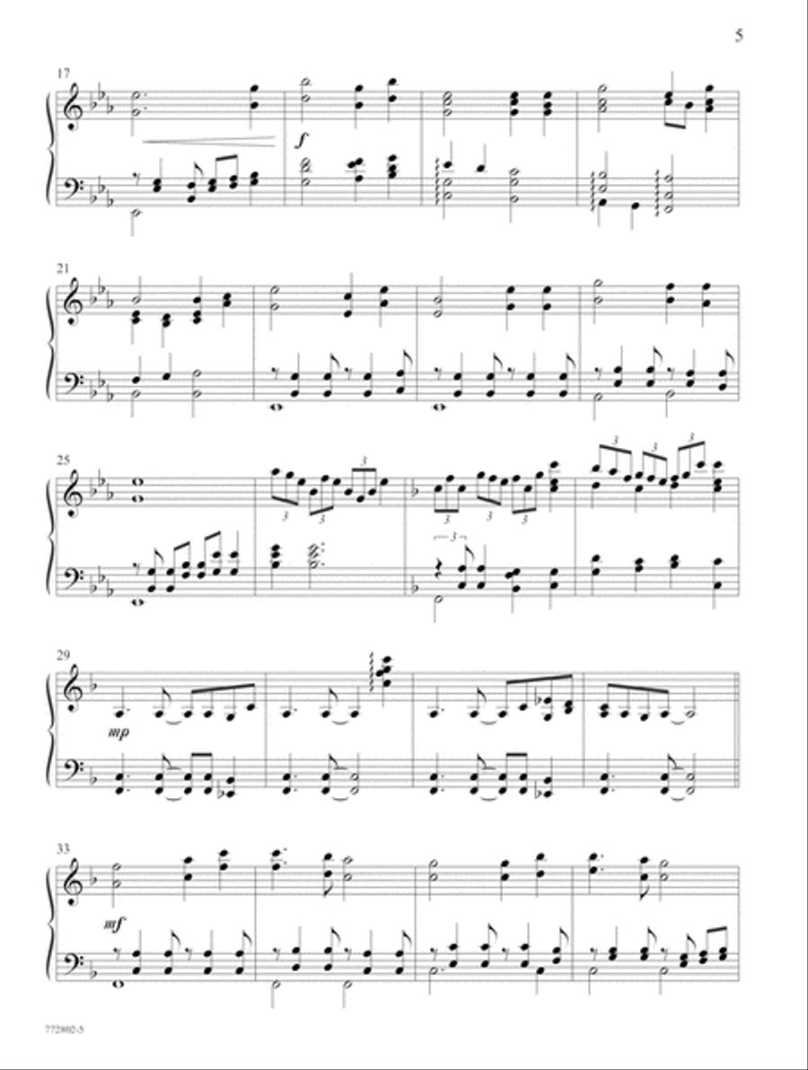 The Faithfulness of God Piano Solo scores gallery preview page 3