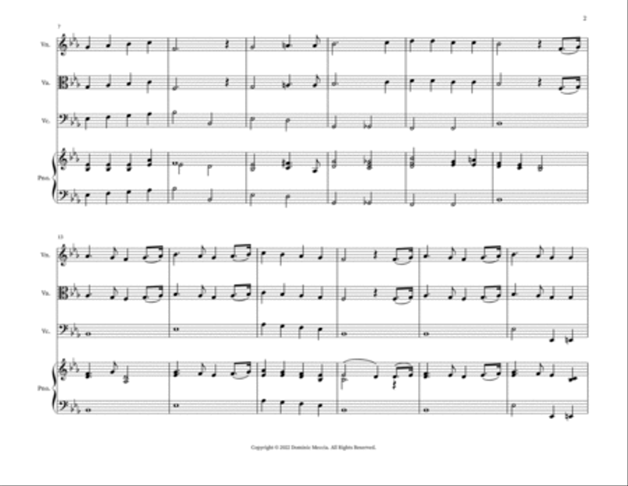 O Canada! Small Ensemble scores gallery preview page 2
