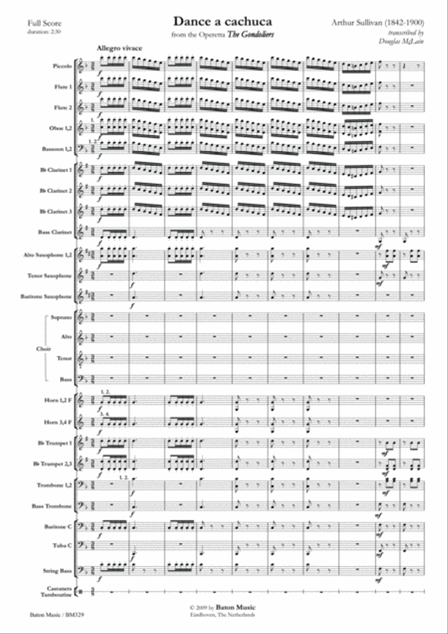 Dance a cachuca Dance a cachuca Choir scores gallery preview page 2