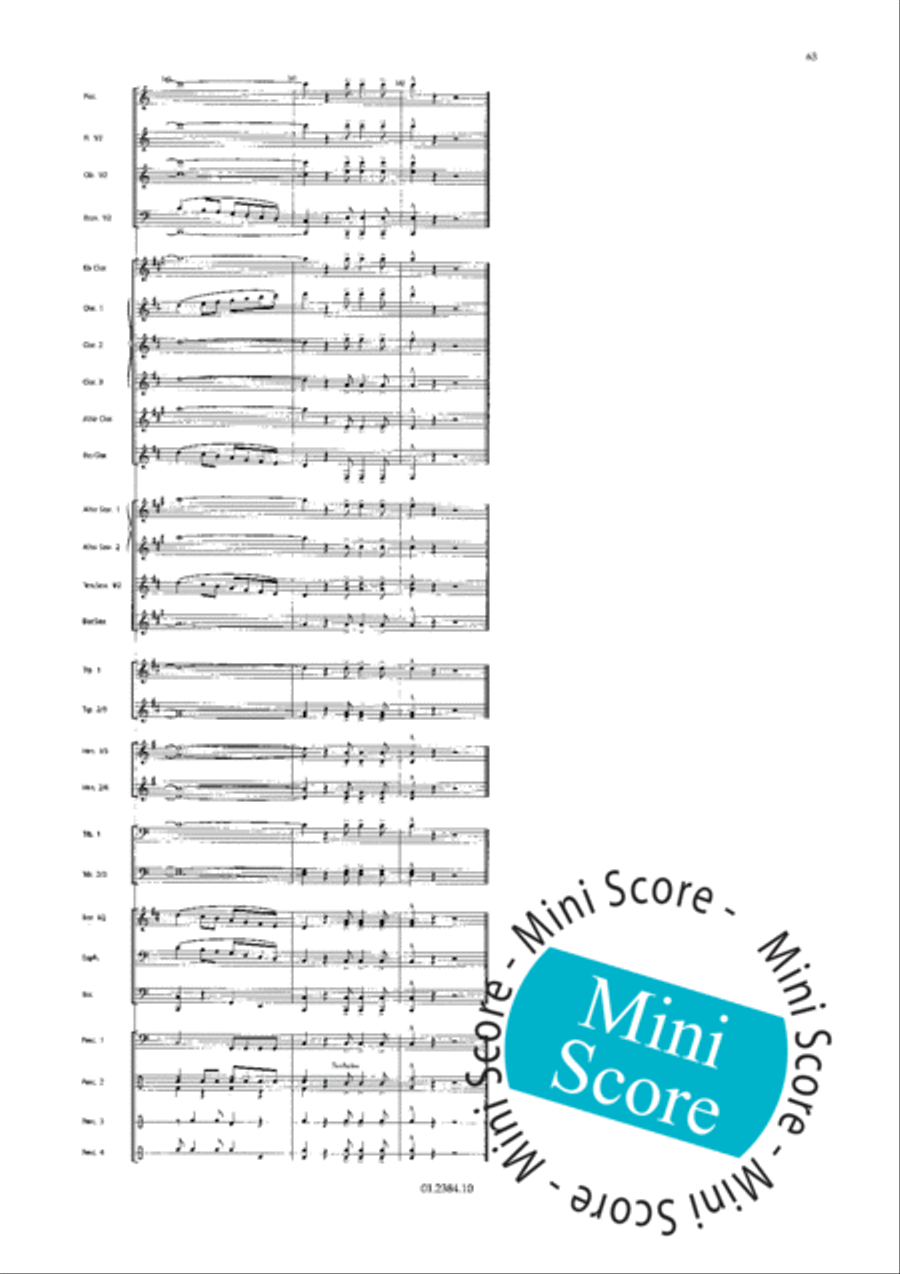 Os Passaros Do Brasil Concert Band scores gallery preview page 71