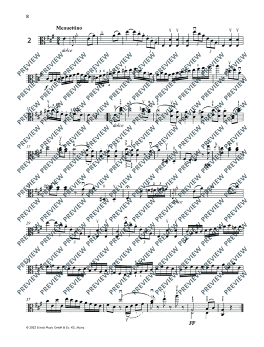 12 Studies Viola Solo scores gallery preview page 9