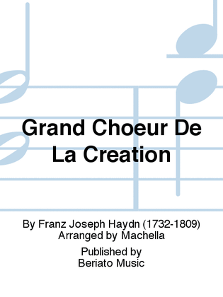 Book cover for Grand Choeur De La Creation