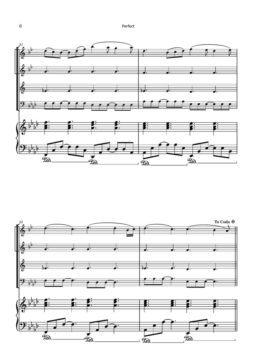 Perfect Brass Quartet scores gallery preview page 6