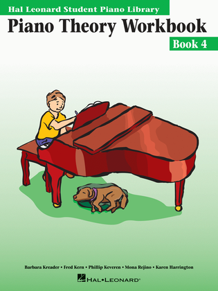 Book cover for Piano Theory Workbook – Book 4
