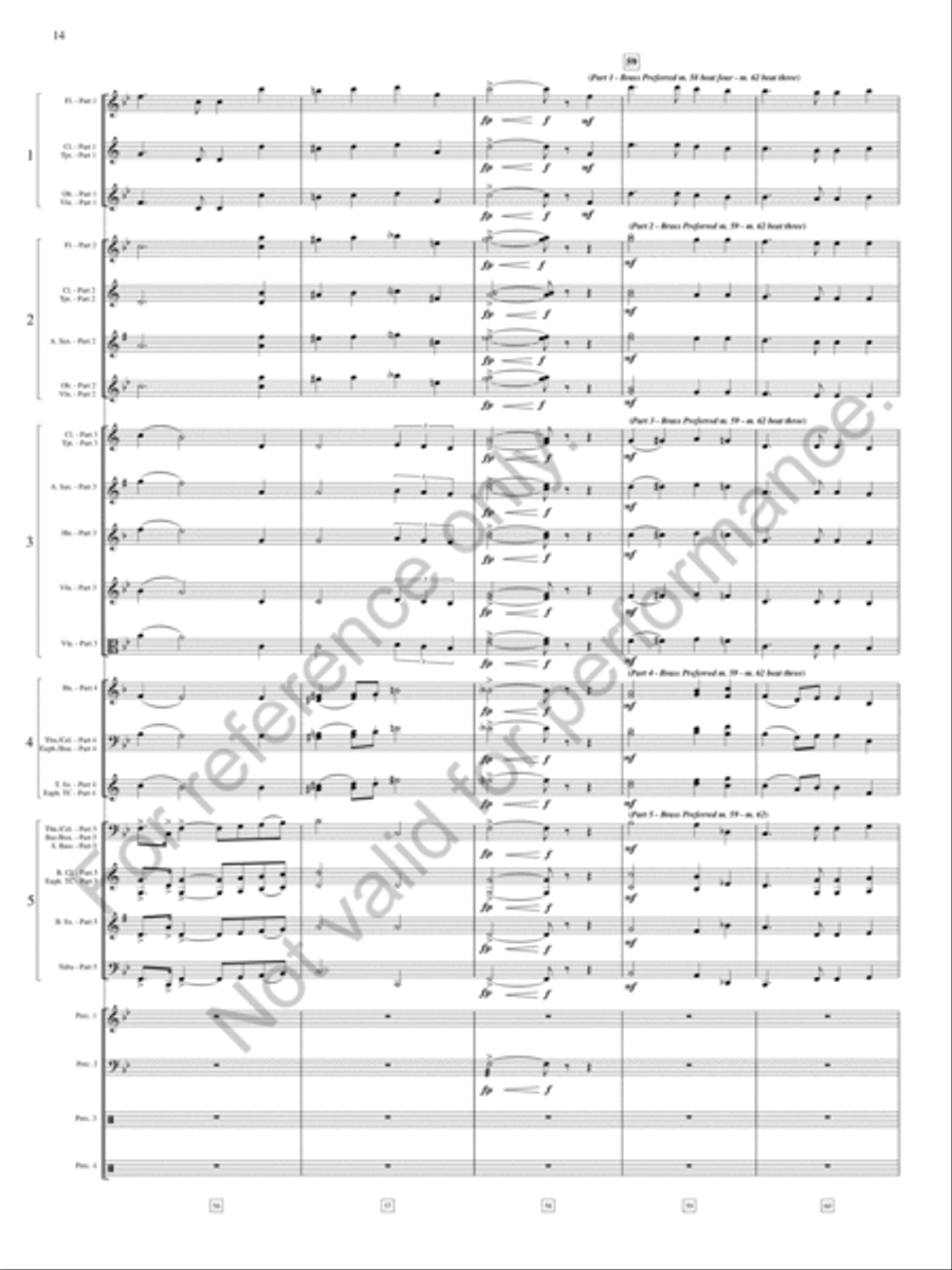 America The Beautiful Concert Band scores gallery preview page 15