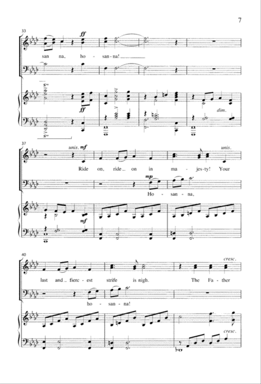 Christ the Crucified 3-Part scores gallery preview page 9
