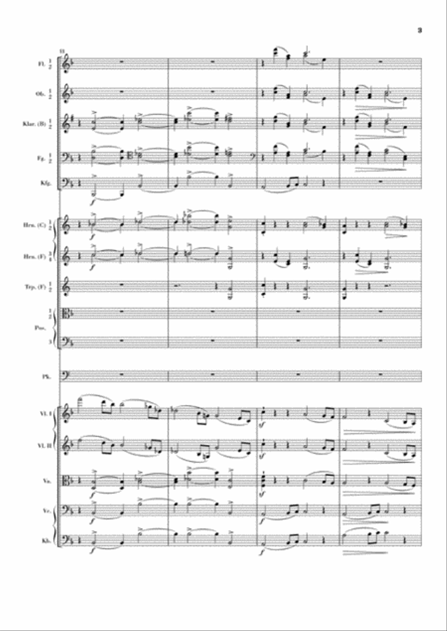 Johannes Brahms – Symphony No. 3 in F Major Op. 90 Orchestra scores gallery preview page 4