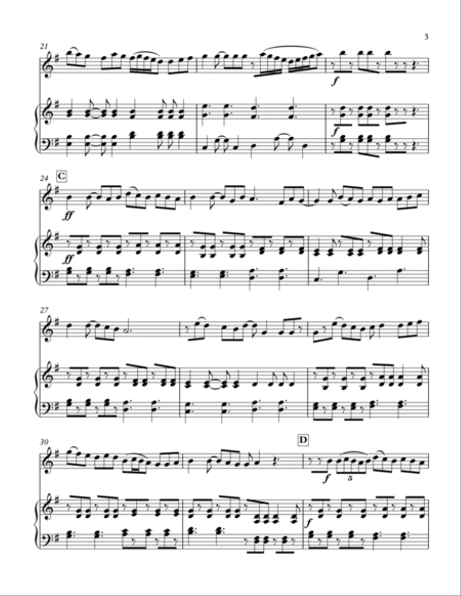 Feast for Clarinet and Bass Marimba Feast for Clarinet and Bass Marimba Clarinet scores gallery preview page 3
