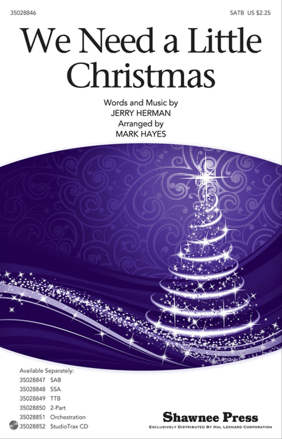 We Need a Little Christmas 4-Part scores gallery preview page 1