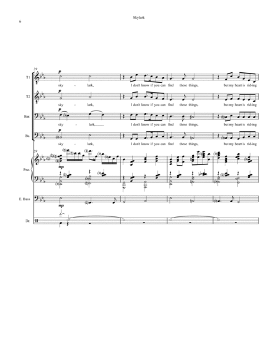 Skylark Skylark Small Ensemble scores gallery preview page 6