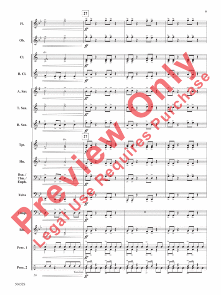 Guardians Concert Band scores gallery preview page 10