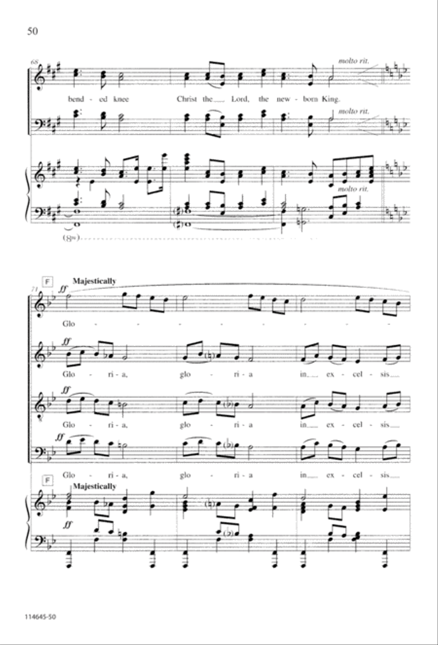 The Newborn King The Newborn King 4-Part scores gallery preview page 58