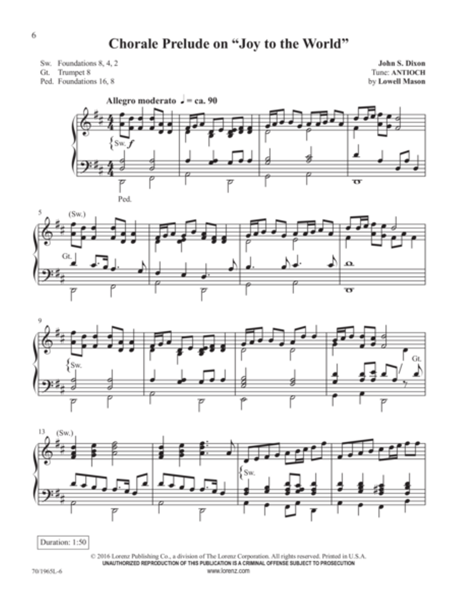 Christmas Presents for Organ Organ Solo scores gallery preview page 3