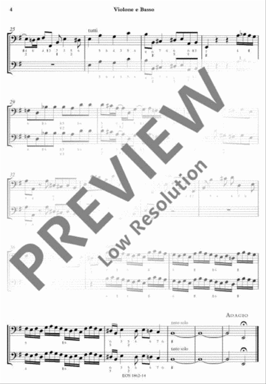Concerto Grosso Concerto Grosso Basso Continuo scores gallery preview page 4