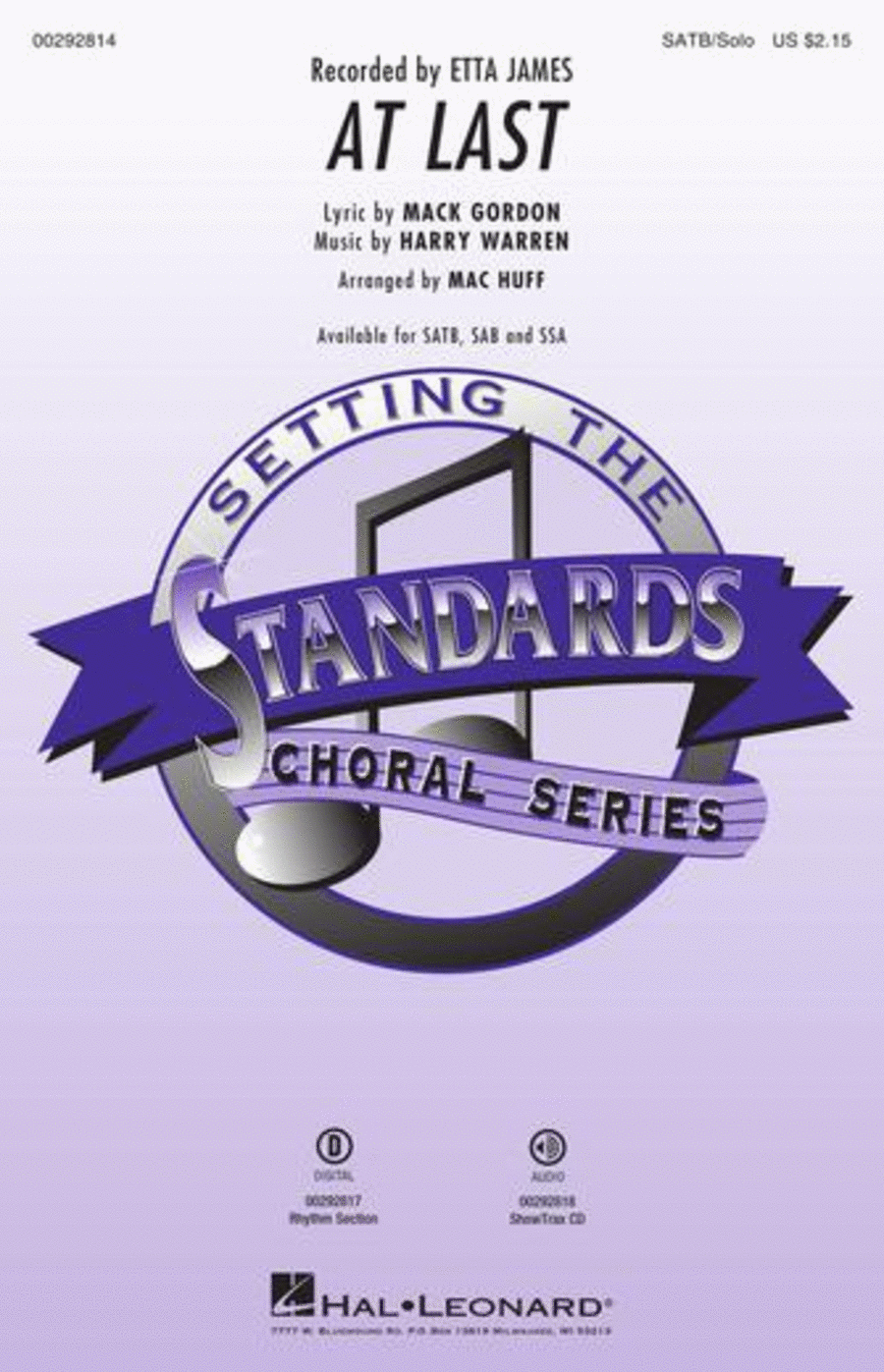 At Last Show Choir scores gallery preview page 1