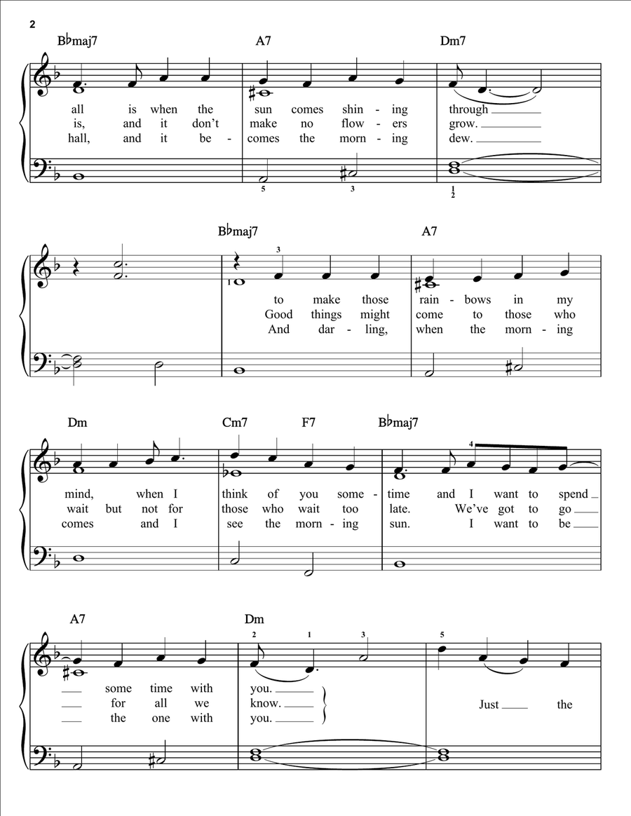 Just The Two Of Us Easy Piano scores gallery preview page 2