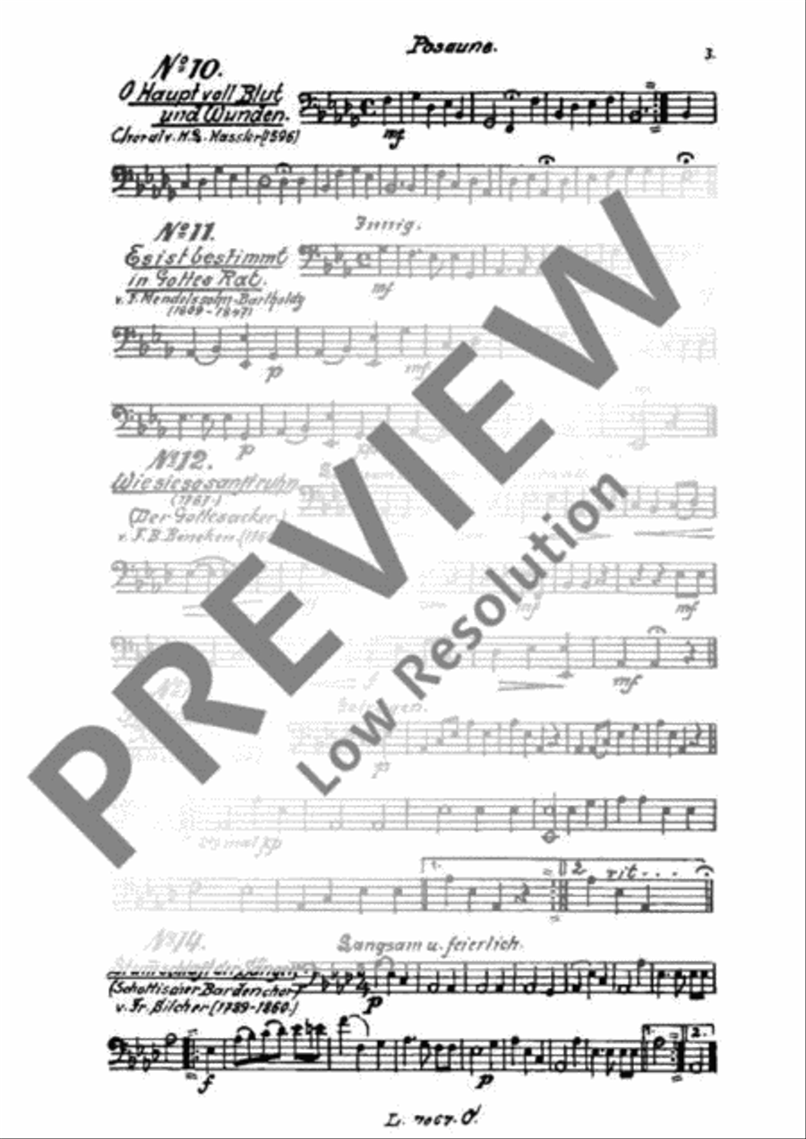 Hannovera Trombone scores gallery preview page 6