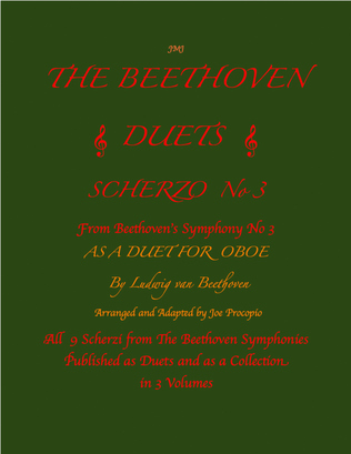 The Beethoven Duets For Oboe Scherzo No. 3