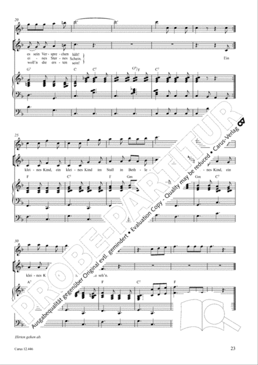 Die Freude dieser Zeit Children's Choir scores gallery preview page 24