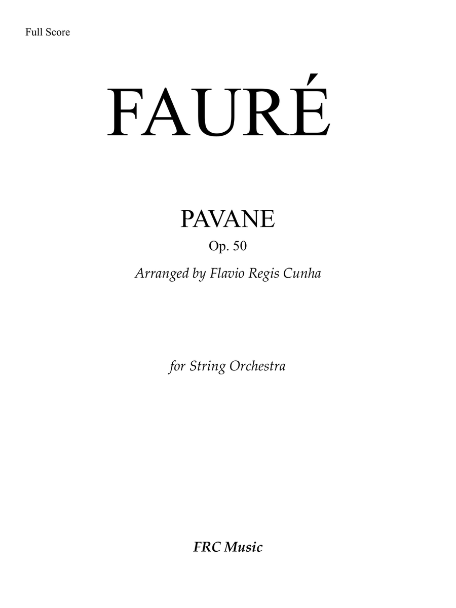 Pavane Op. 50 for String Orchestra String Orchestra scores gallery preview page 2