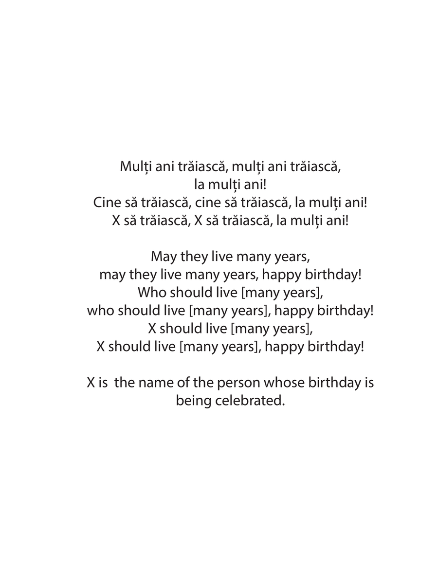 Mulți Ani Trăiască - Romanian Birthday Song - Violin Cello Duo String Duet scores gallery preview page 2