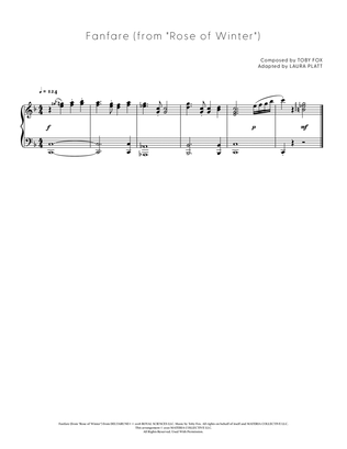 Fanfare (Rose of Winter / DELTARUNE - Piano Sheet Music)