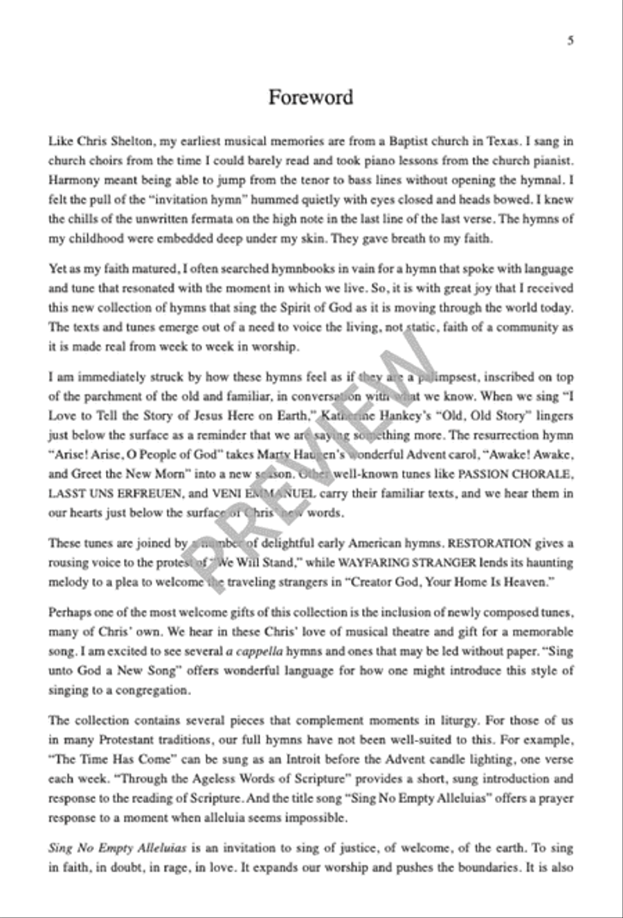 Sing No Empty Alleluias Sacred scores gallery preview page 6