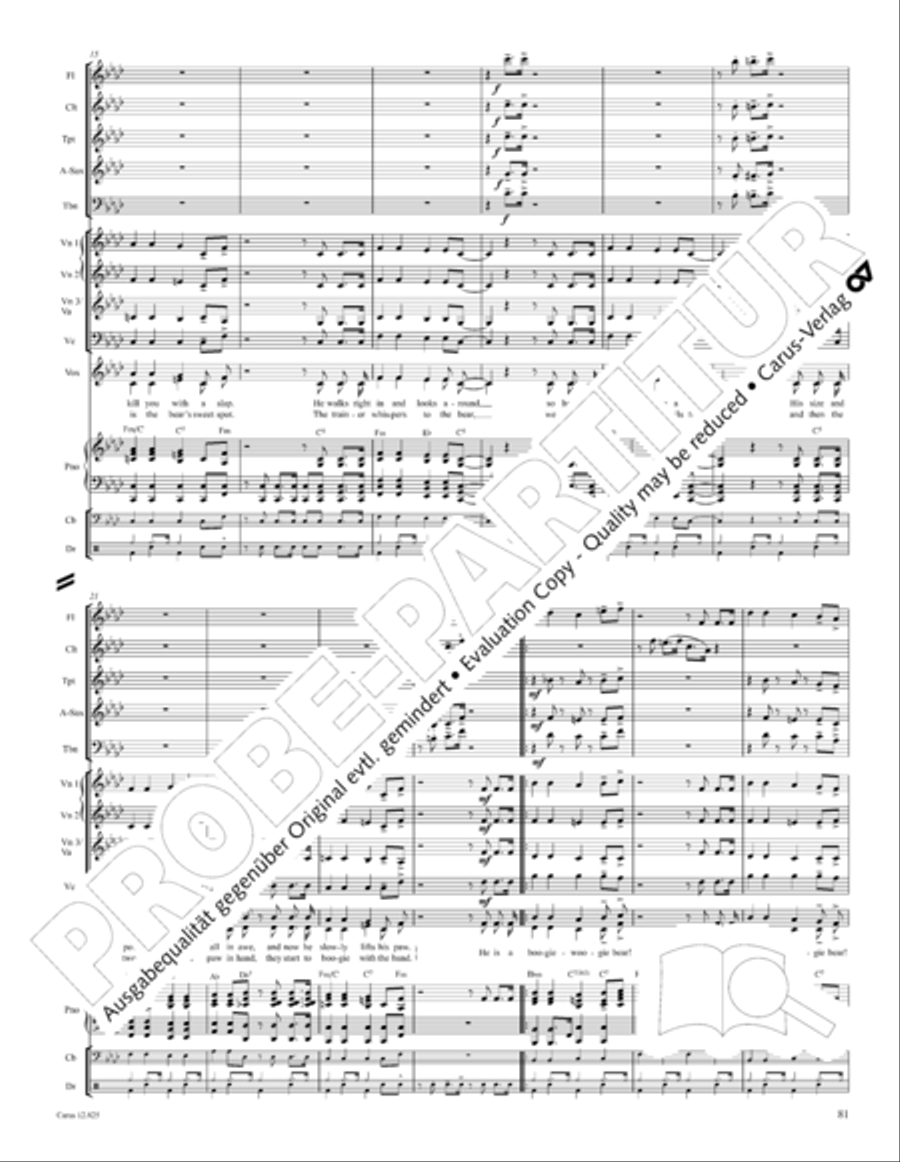 Circus Allegro Circus Allegro Choir scores gallery preview page 82