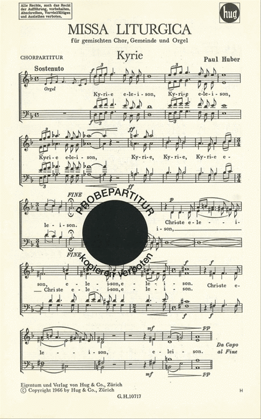 Missa liturgica Missa liturgica Choir scores gallery preview page 1