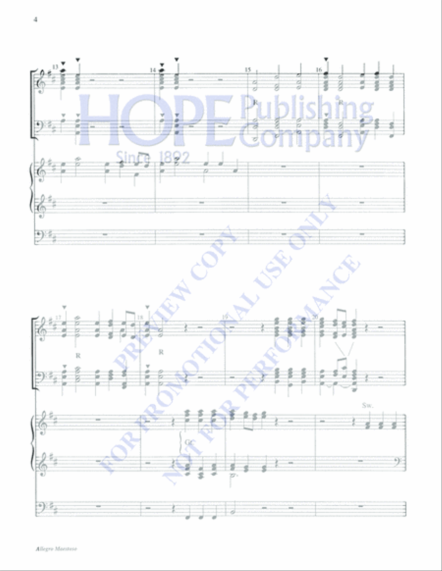 Allegro Maestoso 5-Octaves scores gallery preview page 4