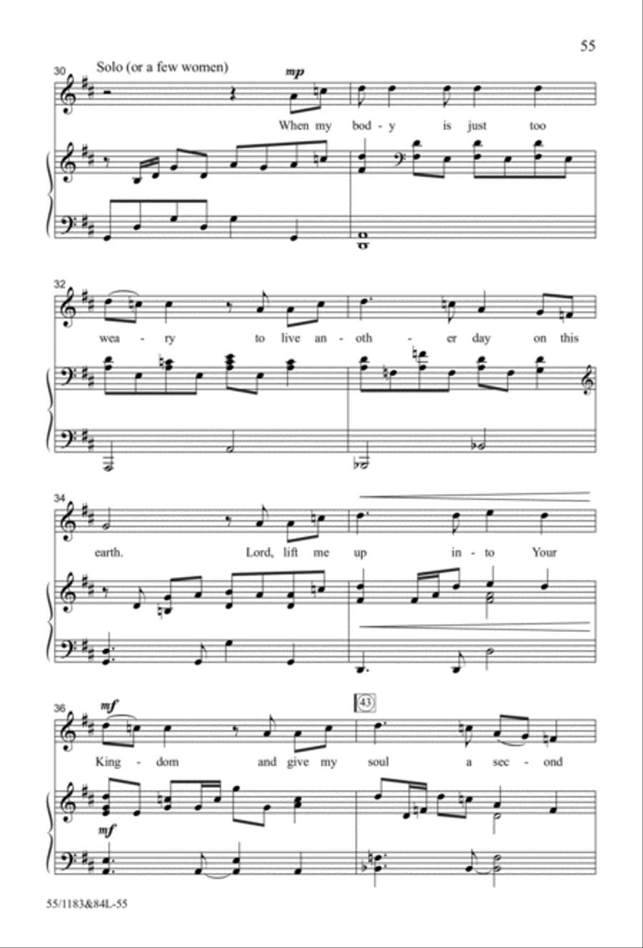 Come to the Cross and Remember 4-Part scores gallery preview page 38