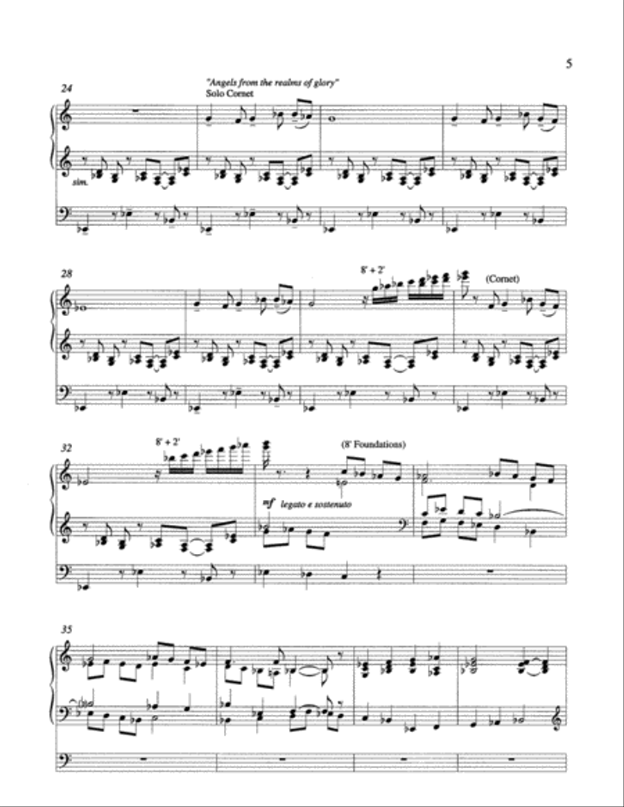 Christmas Intrada Organ scores gallery preview page 4