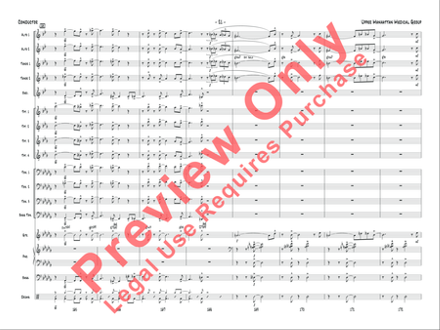 Upper Manhattan Medical Group Jazz Ensemble scores gallery preview page 22