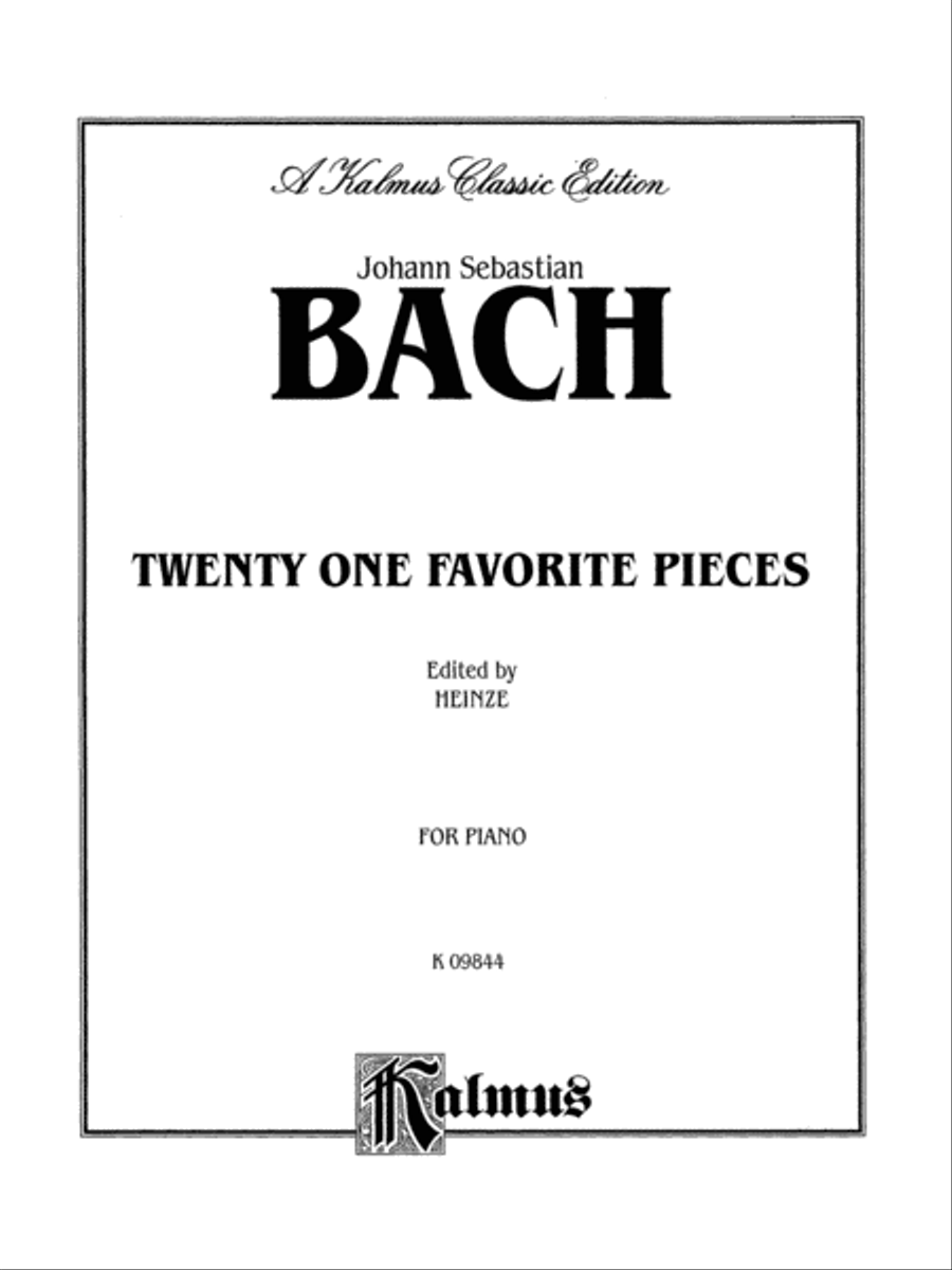 Twenty-One Favorite Pieces Piano Solo scores gallery preview page 2