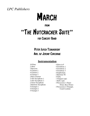 Book cover for March From The Nutcracker Suite for Concert Band