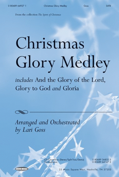 Christmas Glory Medley - CD ChoralTrax