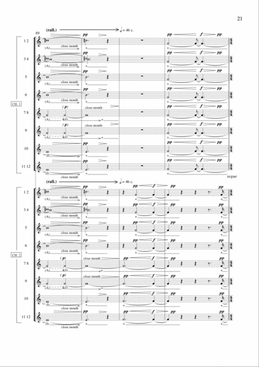 Frammenti Da Chiara Women's Choir scores gallery preview page 4