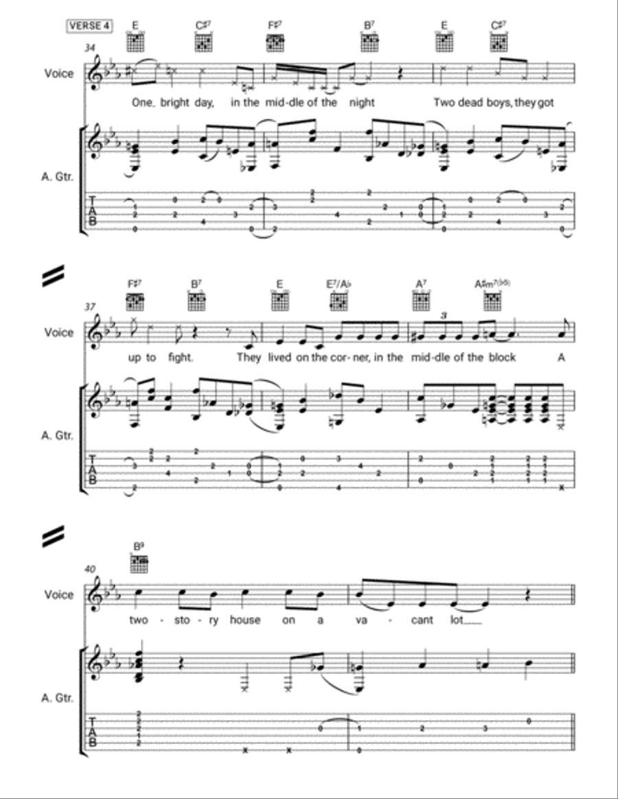 Dead Boy's Rag Electric Guitar scores gallery preview page 6
