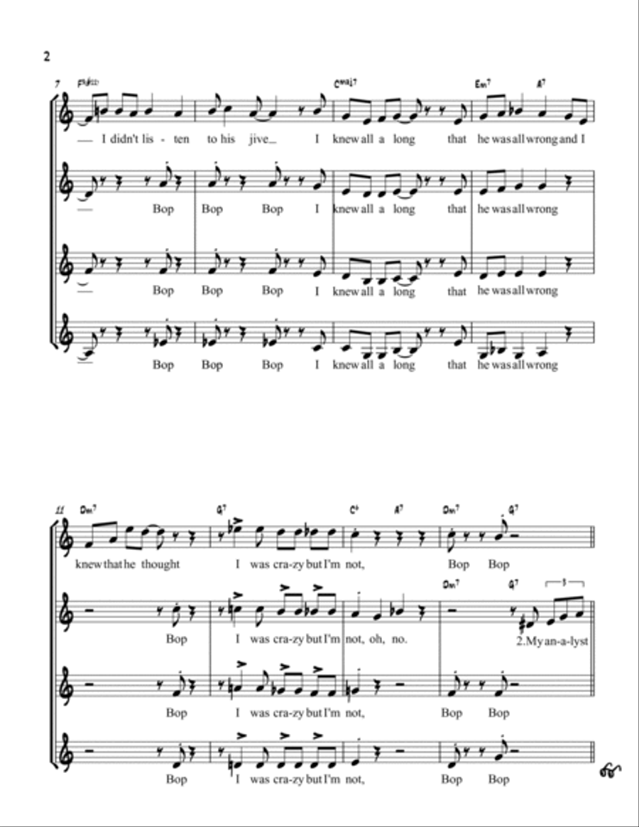 Twisted (lyric Version) SSAA scores gallery preview page 2