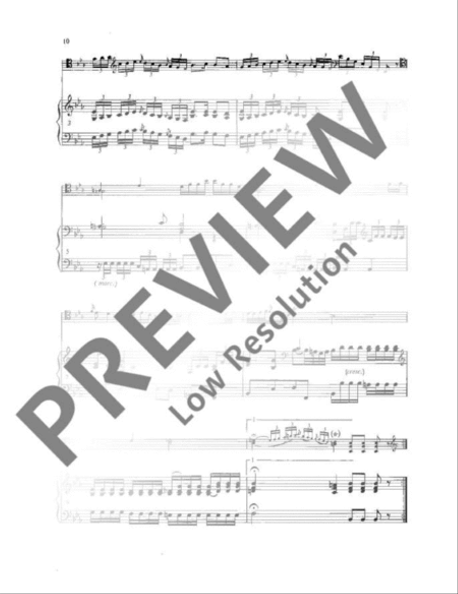 Sonata No. 7 Bb Major Piano Accompaniment scores gallery preview page 15