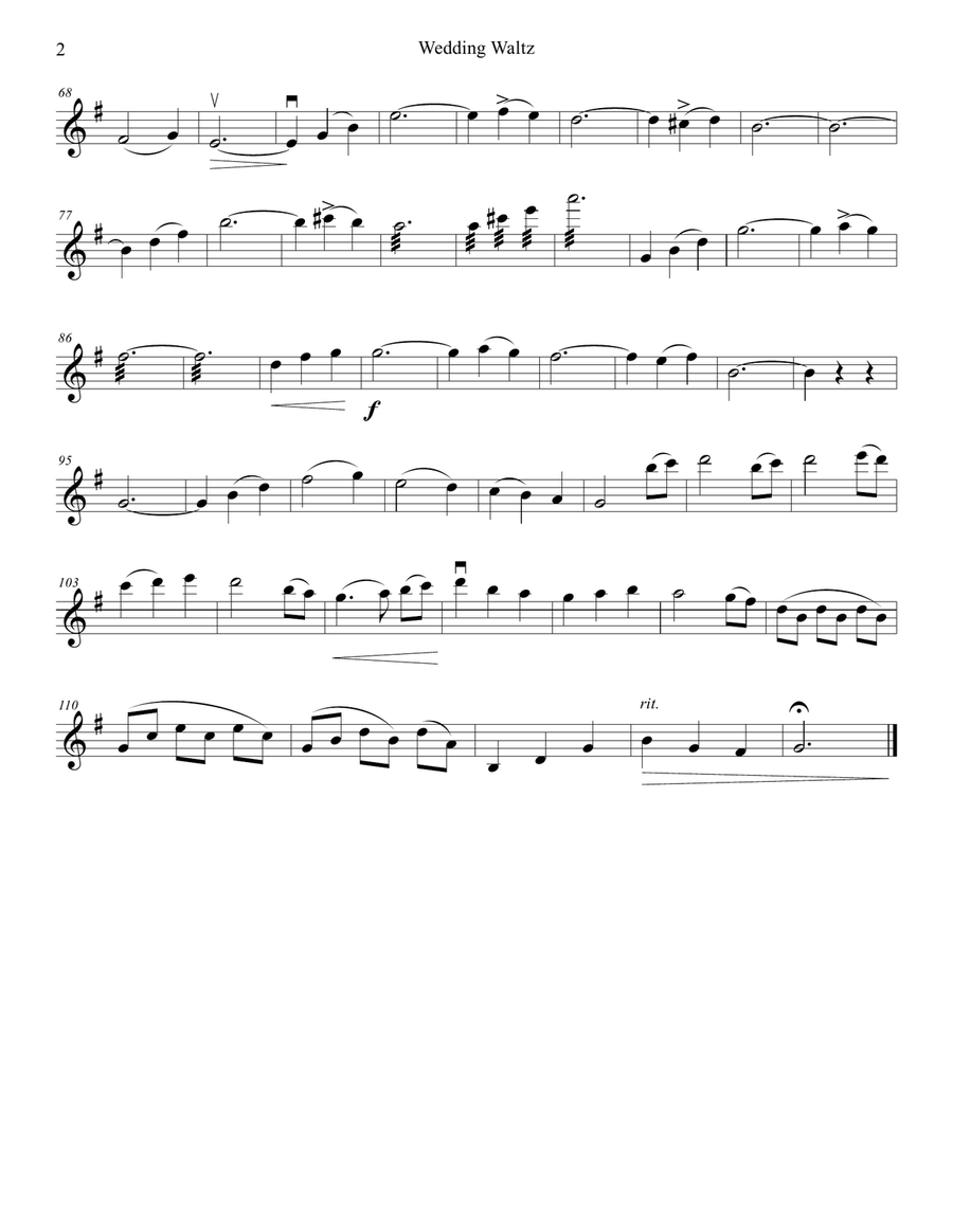 Wedding Waltz -- String Trio String Trio scores gallery preview page 5