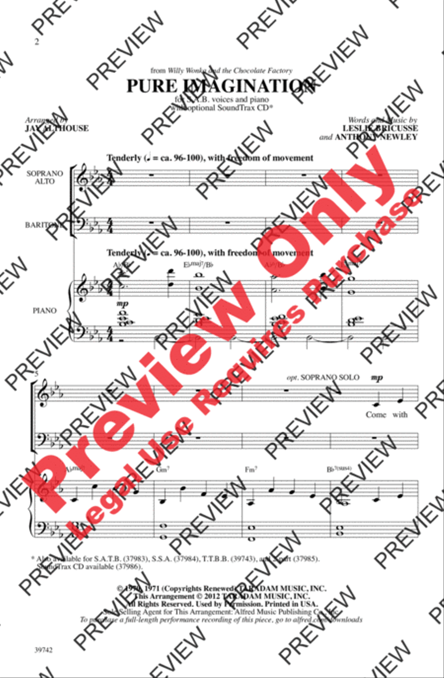 Pure Imagination 3-Part scores gallery preview page 2