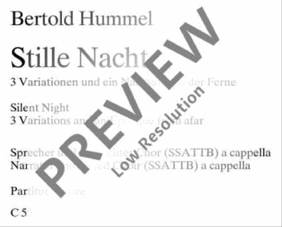 Silent Night, Holy Night A Cappella scores gallery preview page 2
